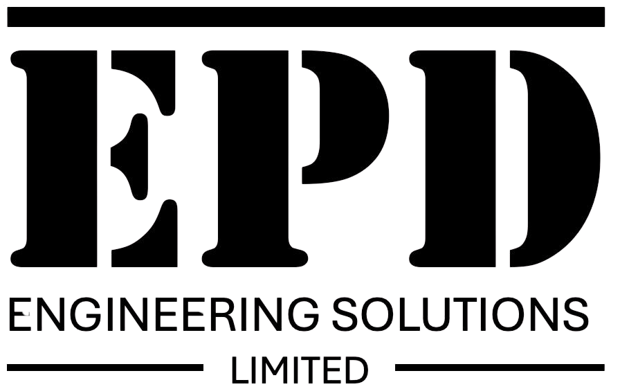 An Image Showing the EPD Engineering Solutions Limited Logo in Black with Transparent Background